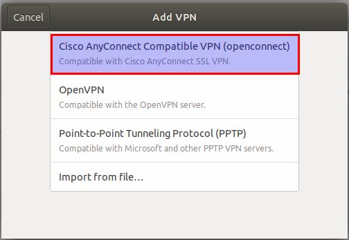 Ubuntu Openconnect Cisco Anyconnect